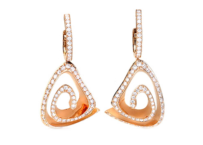 Rose Gold Plated | Fashion Earrings